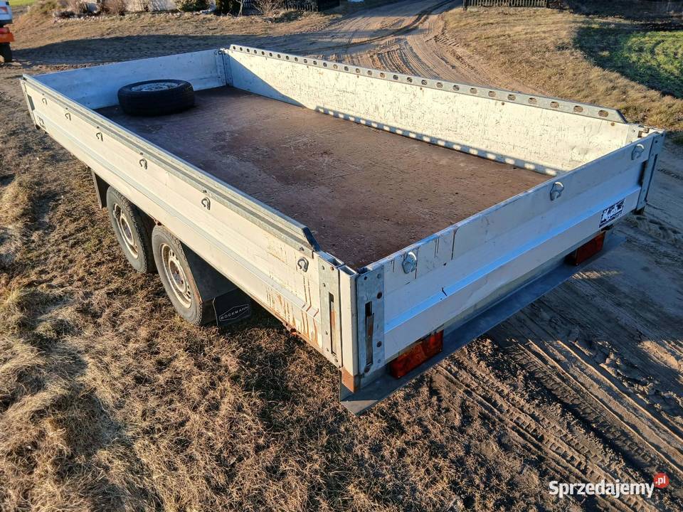 Przyczepa BOCKMANN 27 t Burty alu Tandem Laweta Starogard Gdański sprzedam