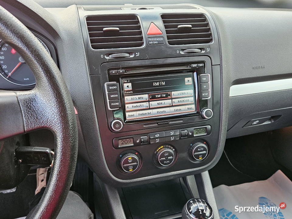 VW GOLF V 16 MPI Benzyna 102 Tempomat warmińsko-mazurskie Jonkowo