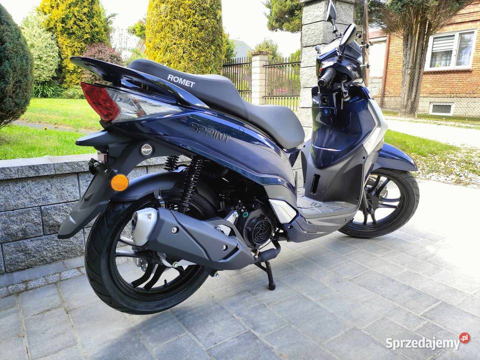 SKUTER 125 NOWY DUŻE KOŁA 16 2024 R z szybą skuter Pilzno