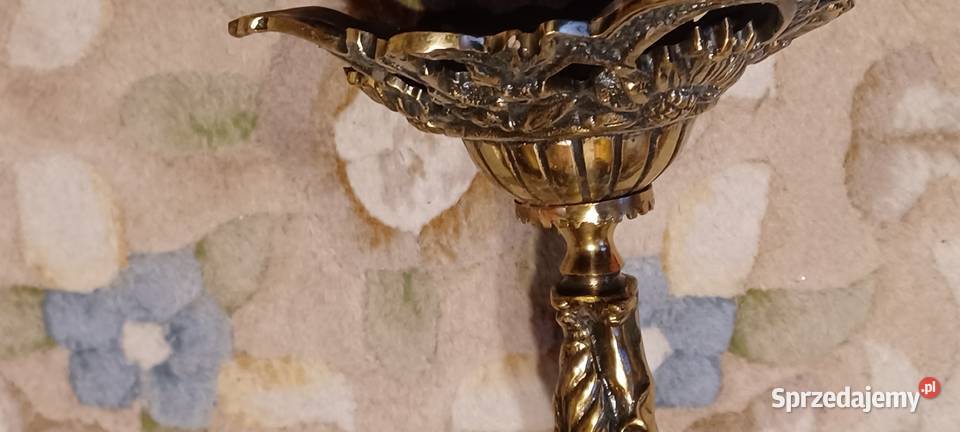 ŚWIECZNIK 2 KILOGRAMOWY BAROKOWY MOESIĘZNY Z Poznań