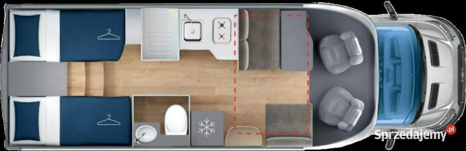 samochody kempingowe Ford Giottiline Siena 395F mazowieckie Janki