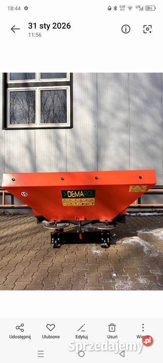 DWUTALERZOWY PRECYZYJNY ROZSIEWACZ NAWOZU Lipno