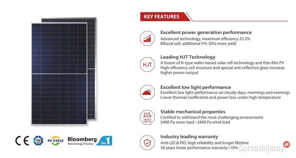 Panel Fotowoltaiczny Jetion 700W HJT Bifacial