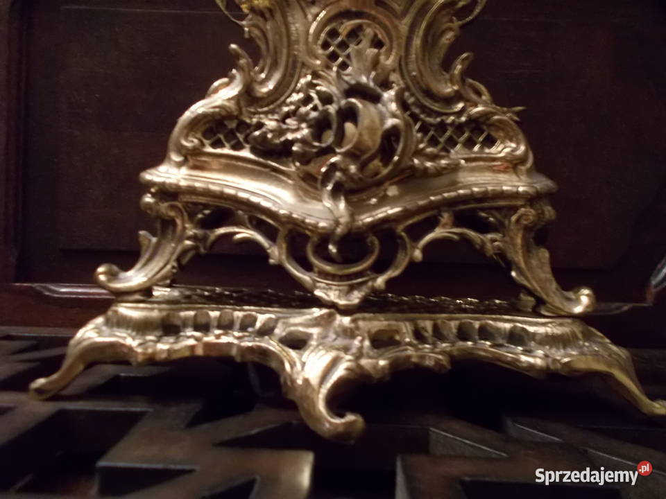 Zegar Mosiężny Kominkowy StojącyZłote Szczecin