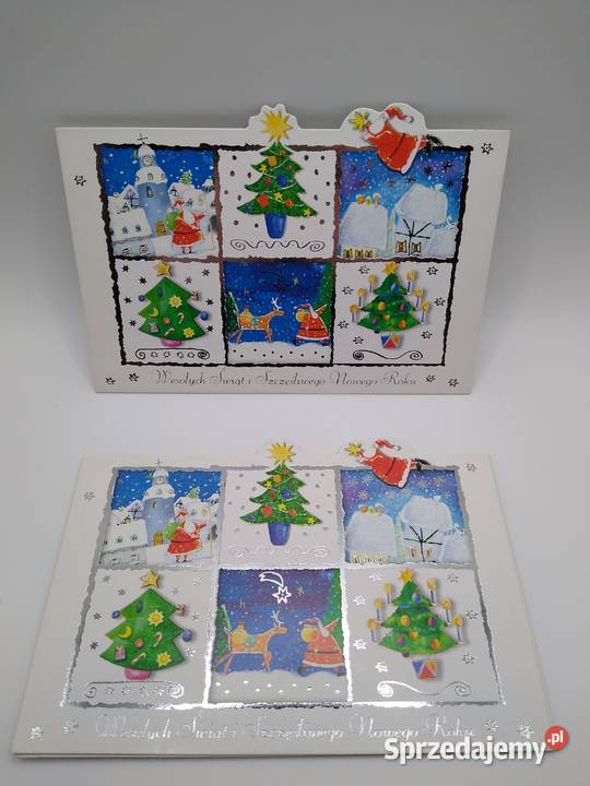 Kartka świąteczna Boże Narodzenie zestaw 2 Pan