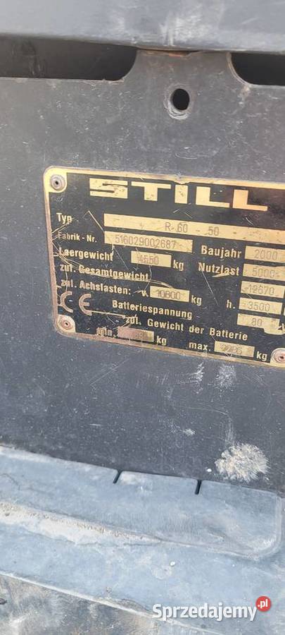Wózek widłowy STILL śląskie Czeladź sprzedam
