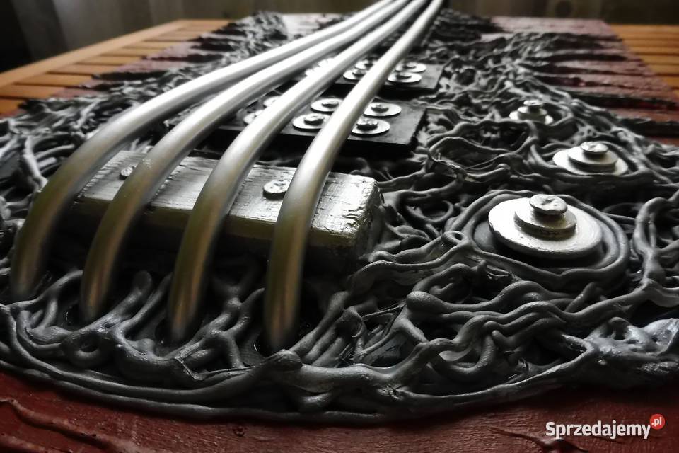 Obraz akryl na desce Gitara diabła struktury Sieradz
