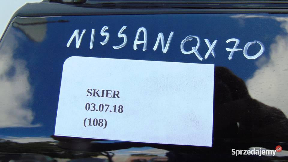 DRZWI TYŁ PRAWE INFINITI QX70 FX S51 Nowy Tomyśl