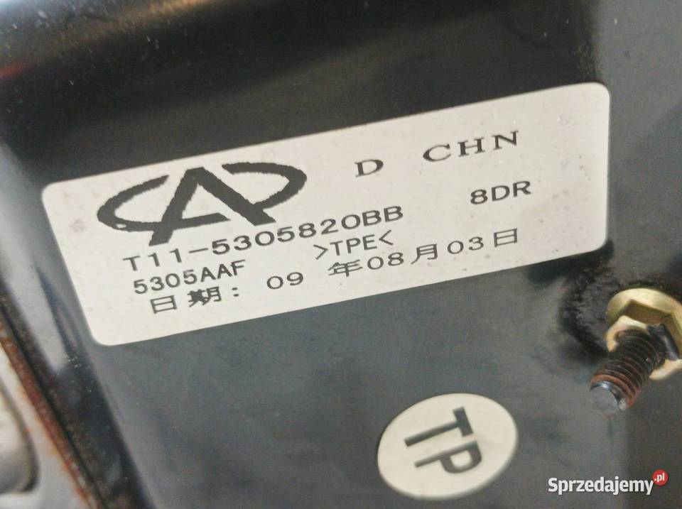 PODUSZKA POWIETRZNA AIRBAG PRAWA PASAŻERA CHERY Poduszki powietrzne