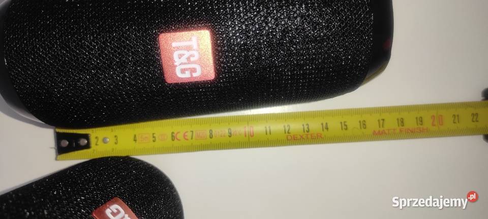 Dwa głośniki BT stereo duża bateria 1200mAh 8h Słuchawki i głośniki Krotoszyn