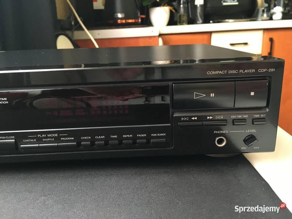 Odtwarzacz CD SONY CDP291 z nowym laserem Odtwarzacze CD i MD