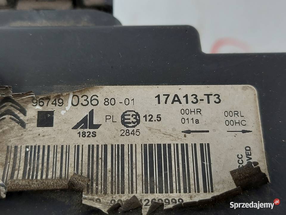 CITROEN DS4 13r lampa prawa przód 9674903680 Kielce