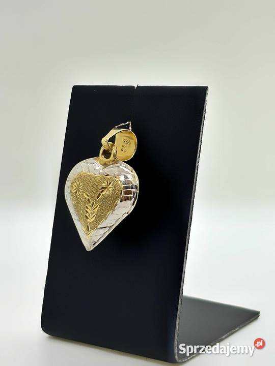 Złota zawieszka pr 585 189g Serce Biżuteria warmińsko-mazurskie