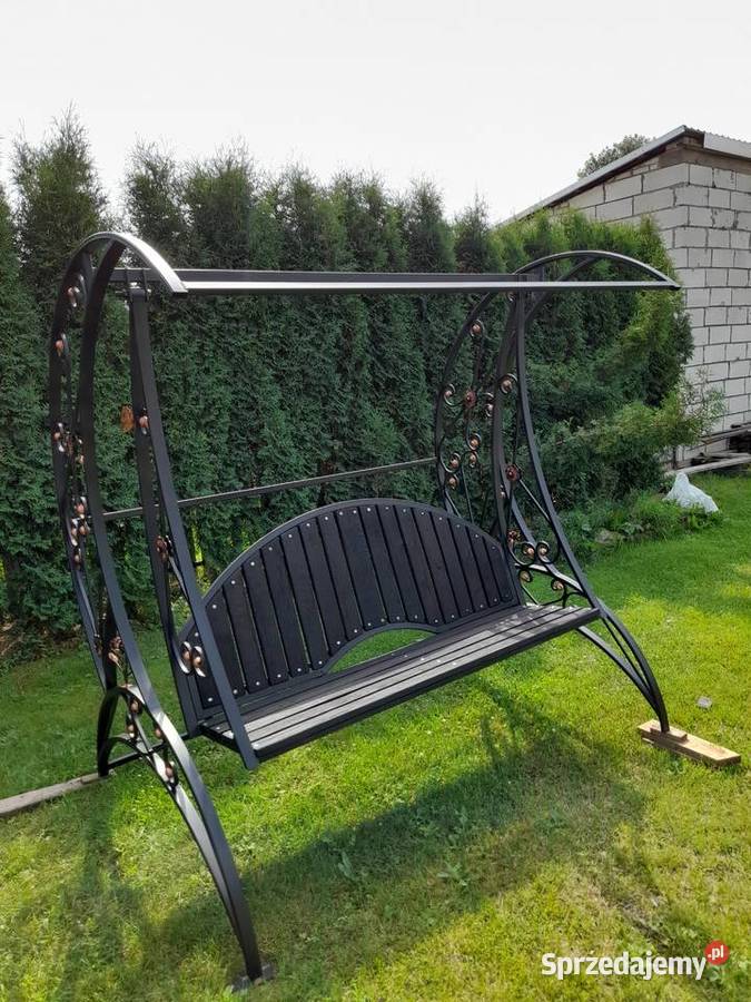 Huśtawka ogrodowa metalowa kuta Huśtawki Mień sprzedam