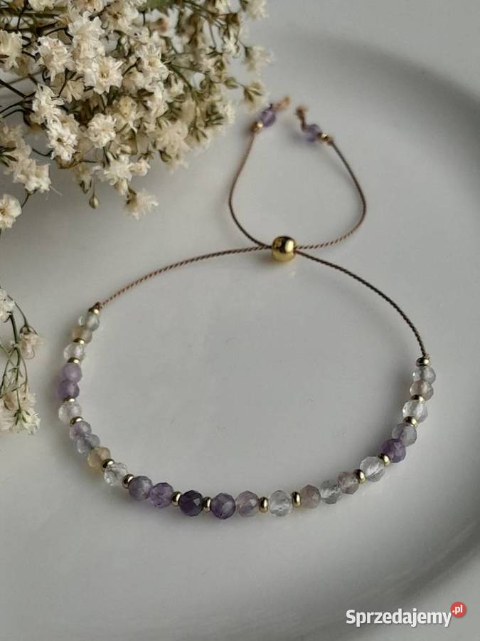 Kamienie naturalne Fluoryt Ametyst Jedwabny sprzedam