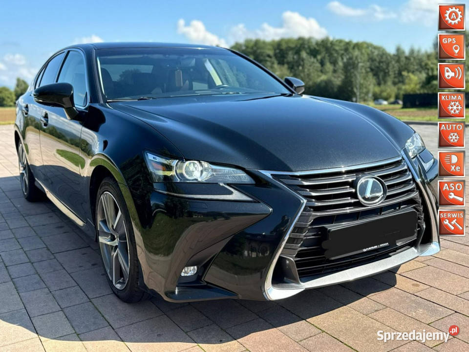 Lexus GS 20t skóra wentylowane fotele ideał IV elektrochrom. lusterka boczne śląskie Łodygowice