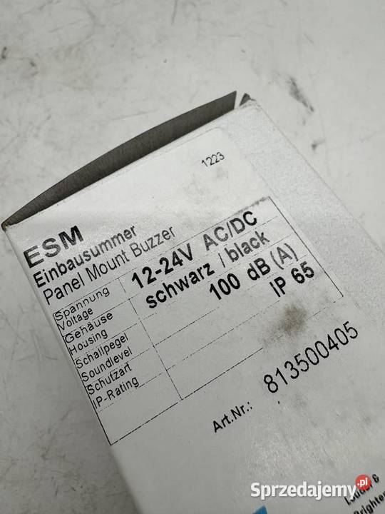 Auer Signal ESM Panel Mount Buzzer