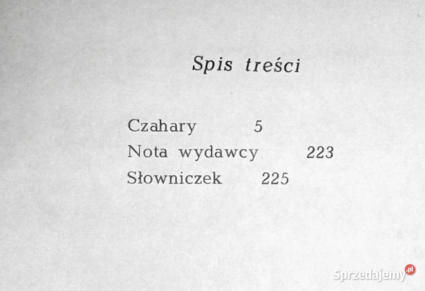 Czahary Maria Rodziewiczówna lubelskie Chełm sprzedam