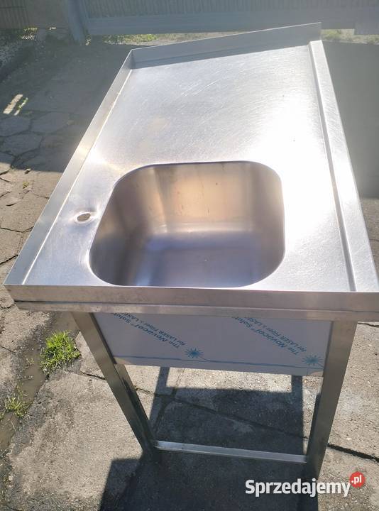 Zlew gastronomiczny 1komorowy 120x67x90 Słupia Kapitulna