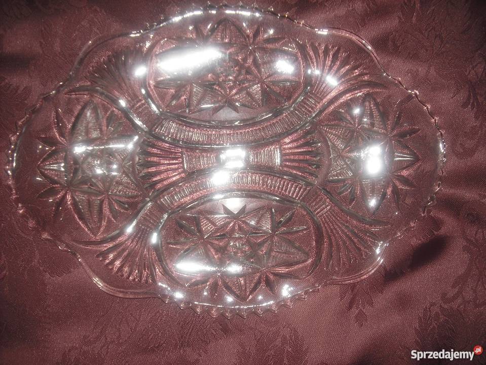 Dawne półmiskisalaterki szklane mazowieckie Warszawa