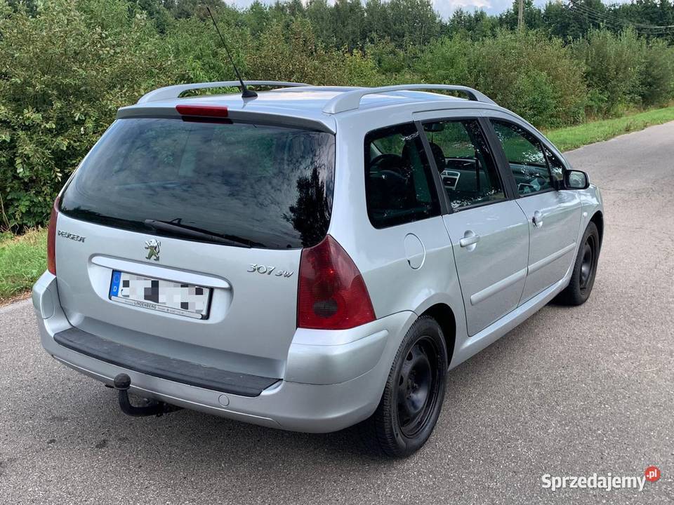 Peugeot 307SW 16 HDI 7 miejsc klimatyzacja podkarpackie Krzeszów sprzedam