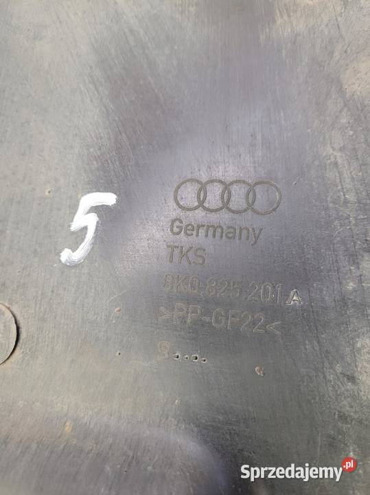 OSŁONA PŁYTA PODWOZIA LEWA AUDI A4 B8 8K0825201A osobowe śląskie Przystajń sprzedam