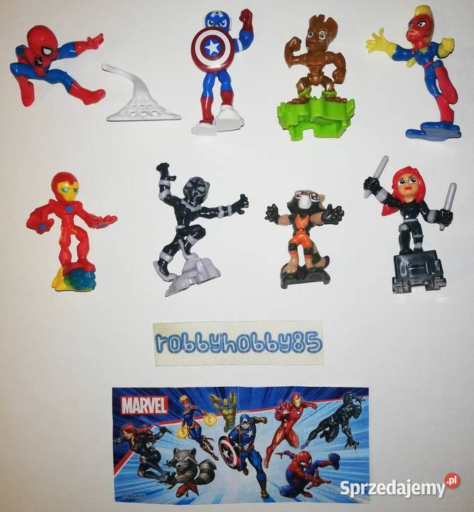 Kolekcja Marvel Kinder niespodzianka pomorskie Słupsk