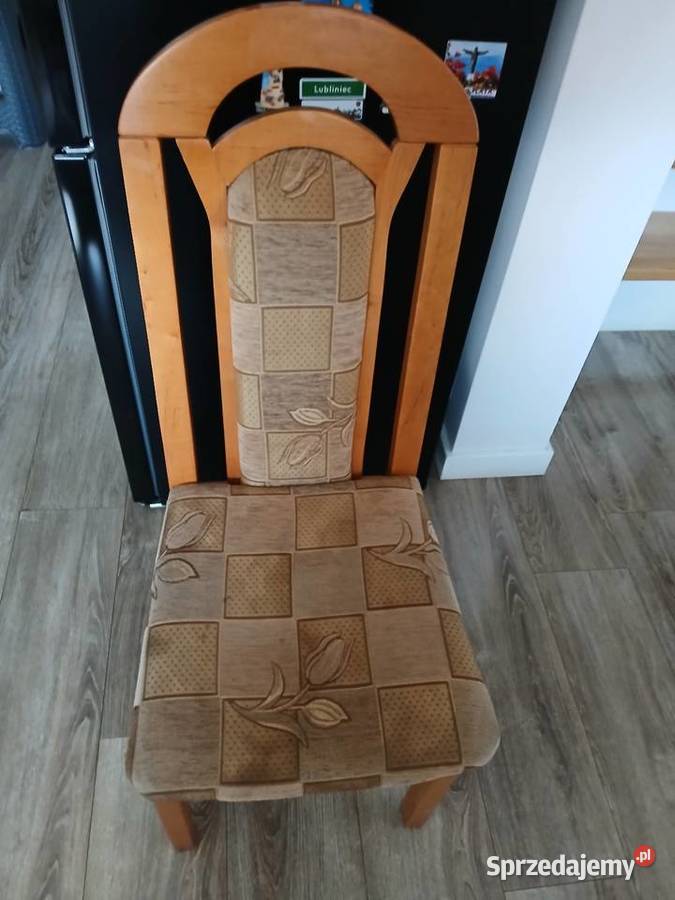 Krzesla 6 z pokrowcami Oława
