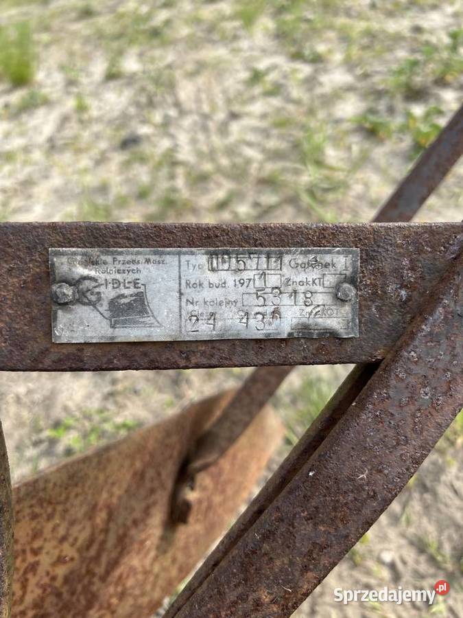 Pług konny jednoskibowy oryginalny lubelskie Romanówka sprzedam