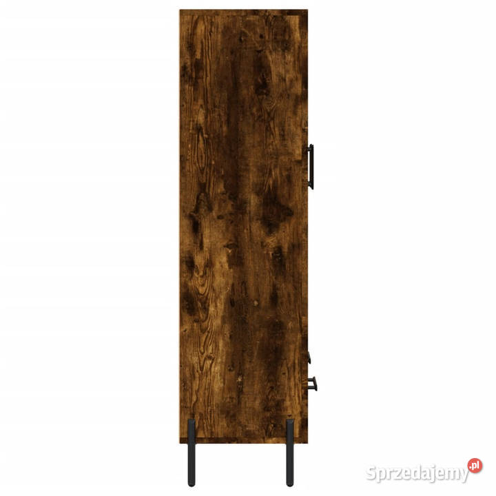 Wysoka szafka przydymiony dąb 695x31x115