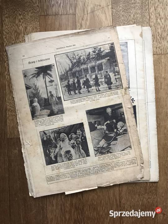 Trzy numery pisma Jlustracja Polska lata 30te Warszawa