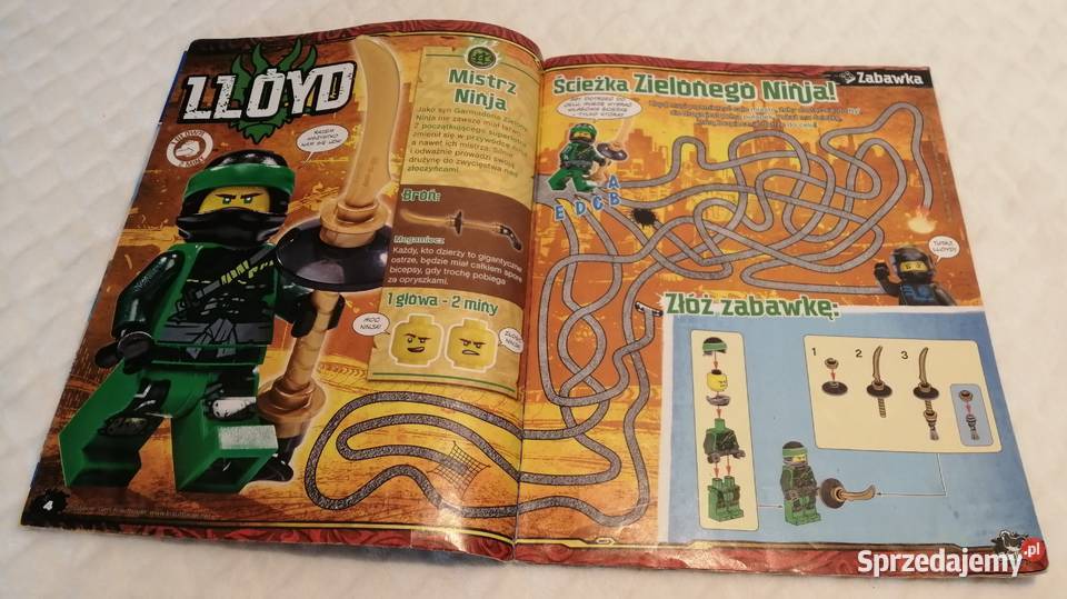 Lego Ninjago 052019 Książeczki dzieci czasopism śląskie Czeladź