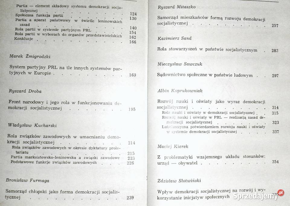 Istota i rozwój form demokracji socjalistycznej Chełm