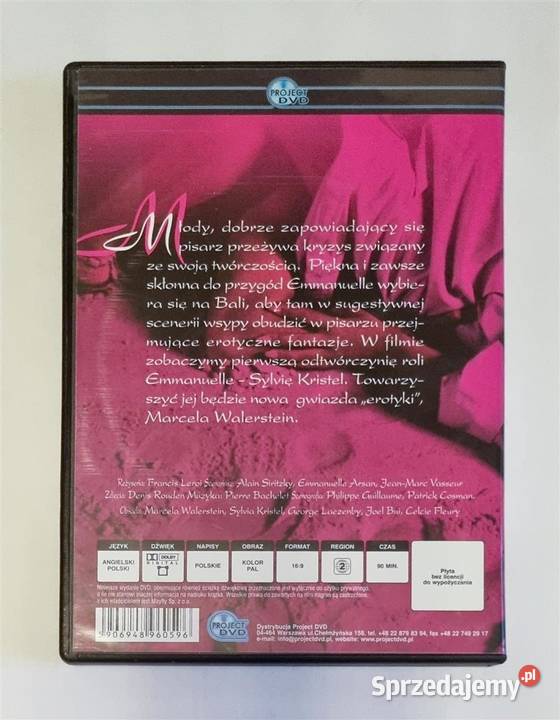 Film Płyta DVD Emmanuelle Zapach Filmy Filmy Sosnowiec