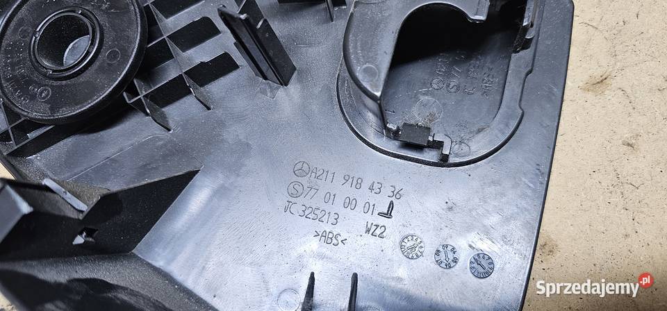 Osłona fotela mercedes w211 2119184336 Zbąszyń sprzedam