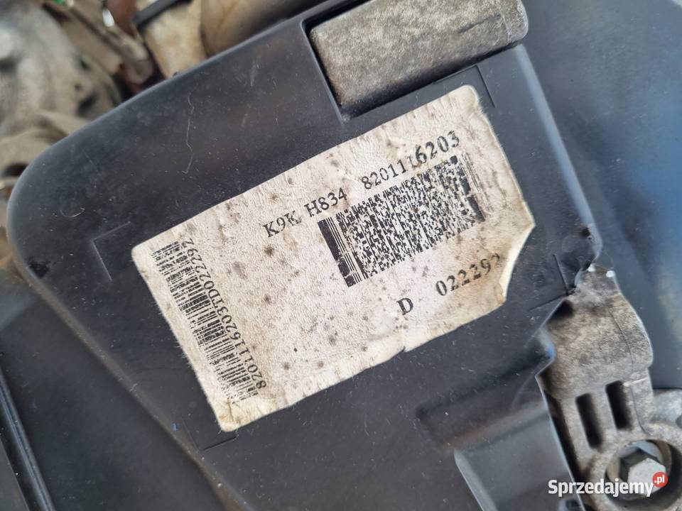 SILNIK KOMPL Renault Fluence 15 DCI 120 K9K834 lubelskie Janów