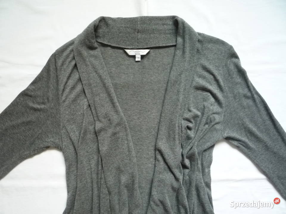 Look 36M Sweter Kardigan Szary Cienki Luźny New Look Szczecin
