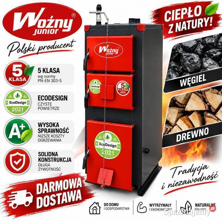 Kocioł piec co na węgiel 10kW do 100m2 5 klasa Kotły i Piece CO Tarnobrzeg sprzedam