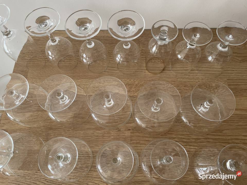 szkło kieliszki do alkoholi PRL Porcelana i szkło Pruszcz Gdański