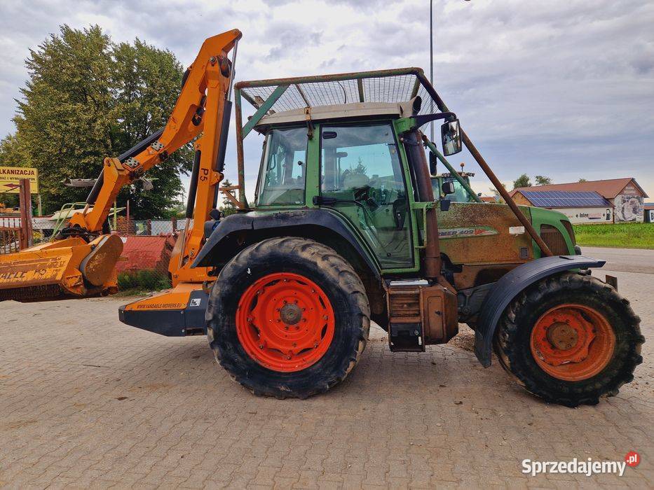 Fendt Farmer 409 Vario z kosiarką wysięgnikowa podlaskie Dobrzyniewo Duże