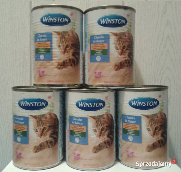Winston Karma dla kotów bez cukru DRÓB z DZICZYZNĄ 5 x 400g