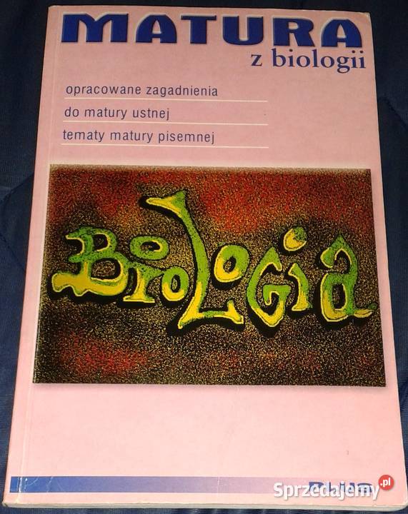 Matura z biologii Agnieszka Cerańska Rok wydania 2000 Pozostałe Chełm