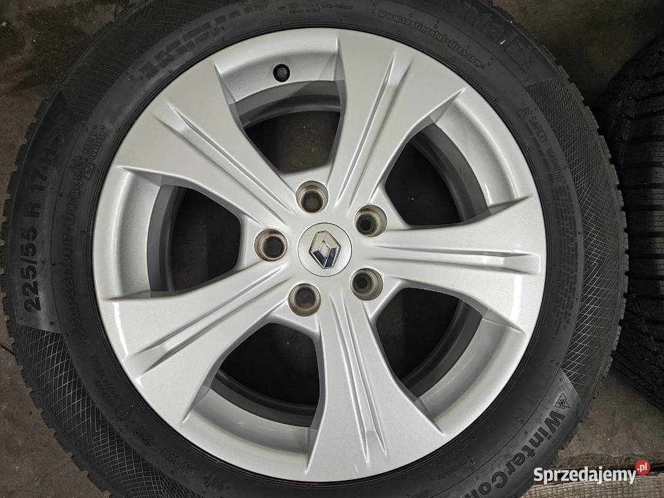 5x1143 R17 Alufelgi Renault Megane Scenic Laguna Katowice sprzedam