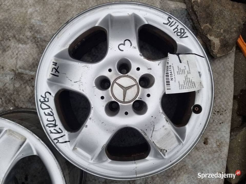 FELGA ALUMINIOWA 17 MERCEDES ML W163 8JX17H2 Pozostałe
