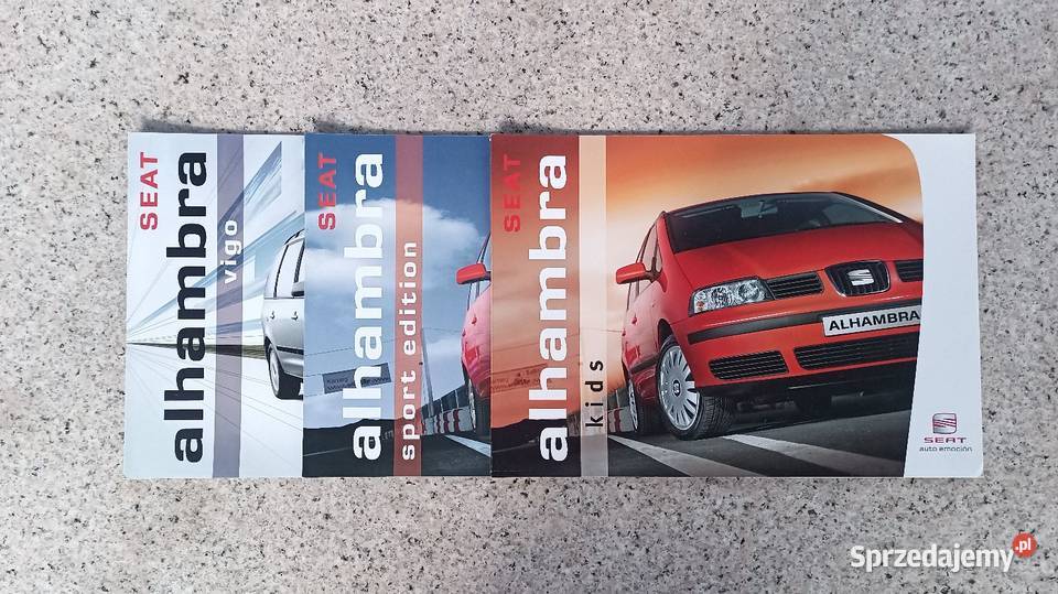 SEAT Alhambra Sport edition Kids Vigo Prospekty miękka Bytom