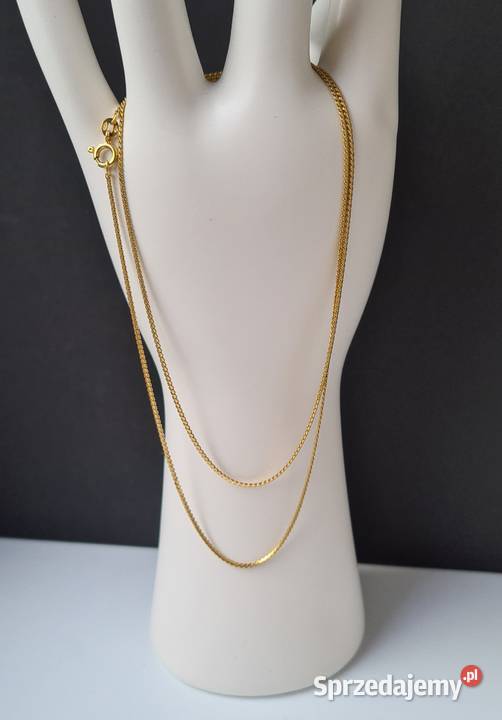 Złoty łańcuszek próba 75018k Długość 60 540 Waga Otwock