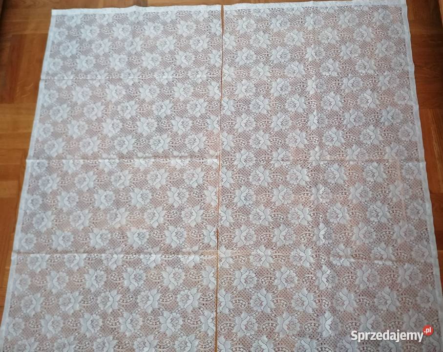 Dwie firanki w kwiatki rozmiar 106x57 każda Firany łódzkie Łódź