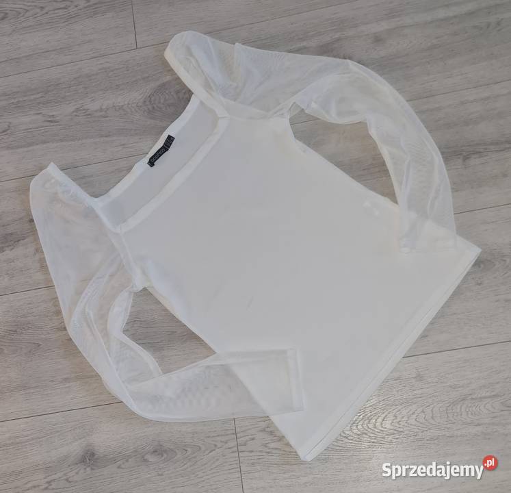 Bluzka damska basic biel Boohoo 40L Łódź