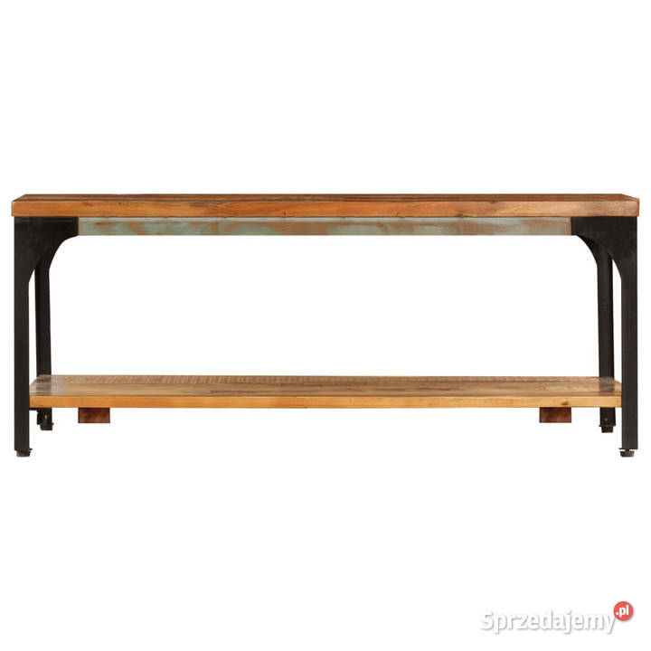 Stolik kawowy z półką 100x60x35 z drewna z