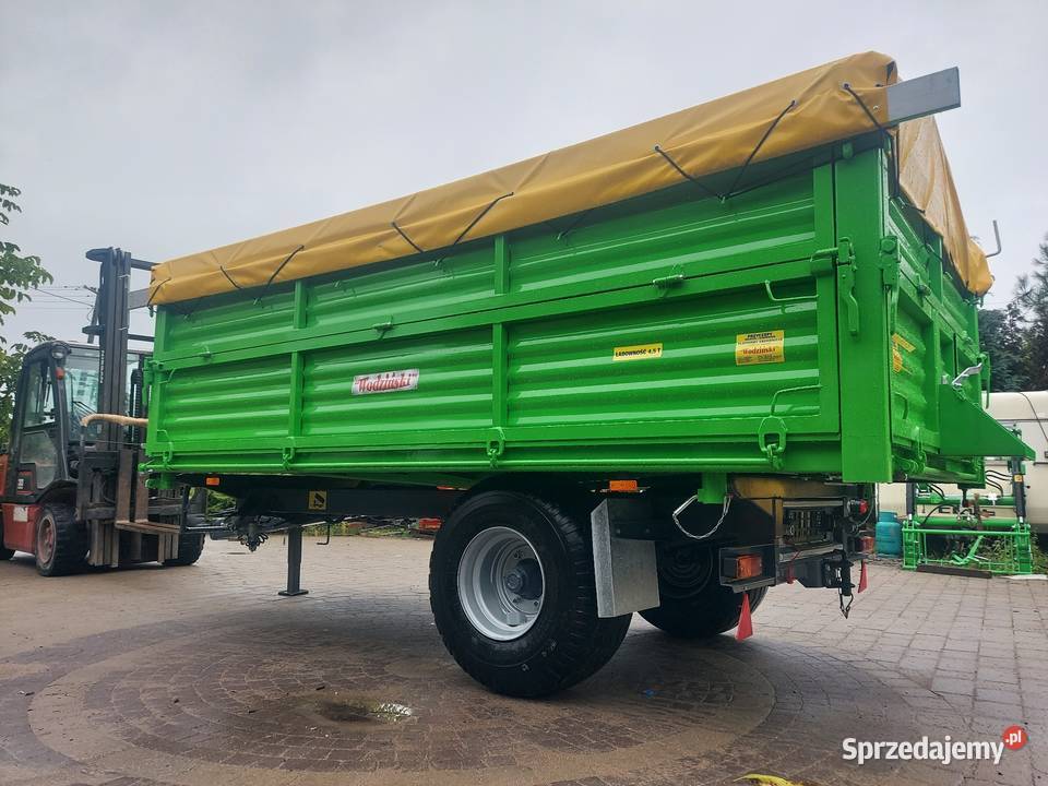 Przyczepa rolnicza wywrotka 45t Wodziński nieuszkodzony Ostrołęka sprzedam